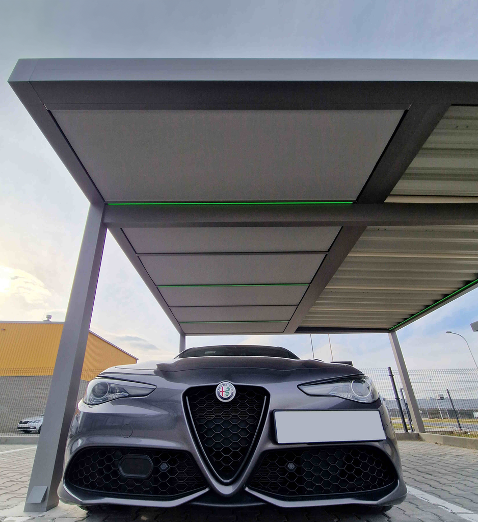 Undertag stof - carport