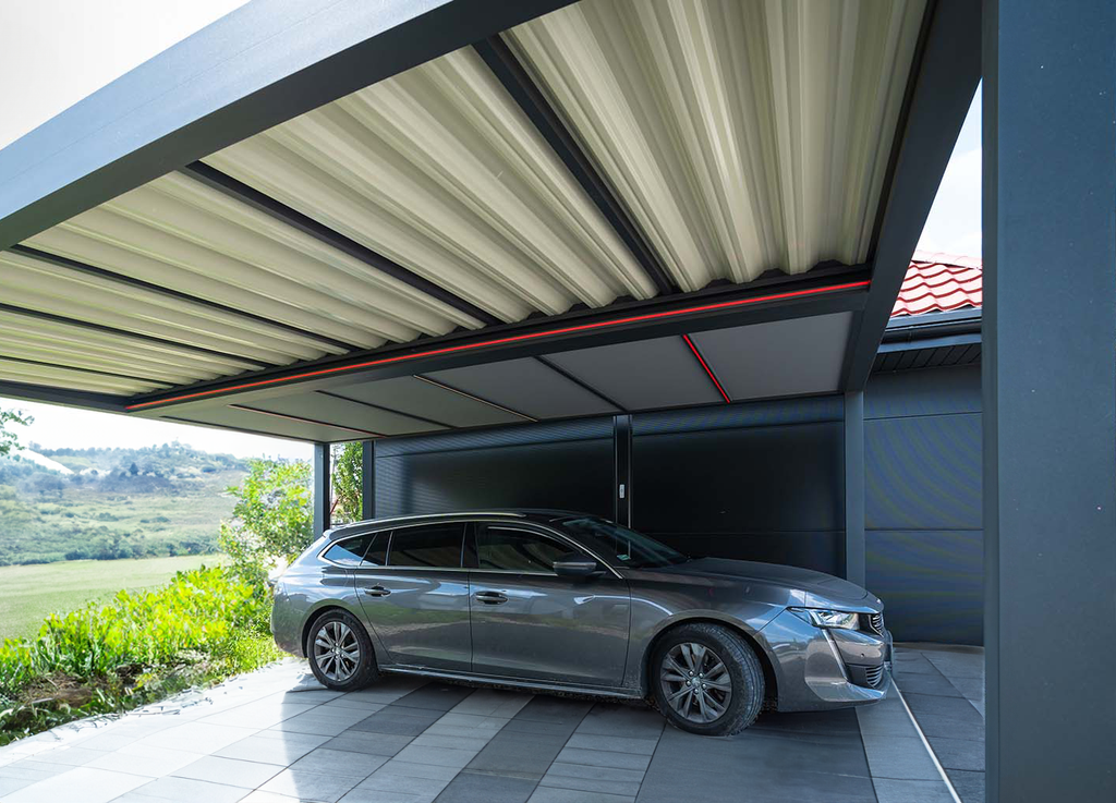 Undertag stof - carport ledstribe