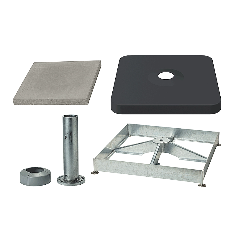 Cover: Antracit, plast ABS-belagt